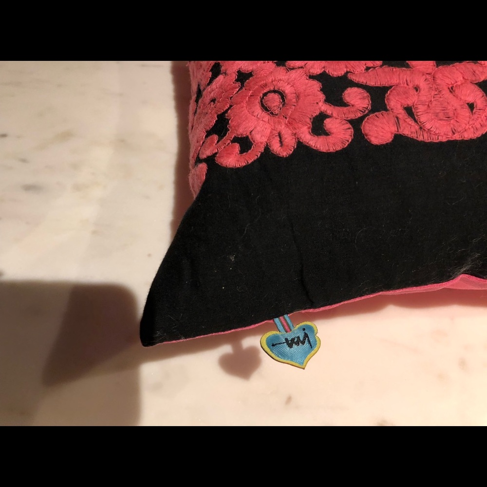 New ABC Home Embroidered Throw Pillow - Picture 3 of 5